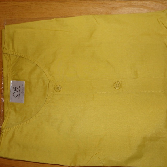 Medical Professional Uniform Scrubs Yellow Size S - Picture 3 of 8